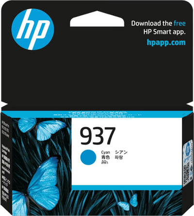 HPJ0507 - HP 937 Cyan Original Ink Cartridge