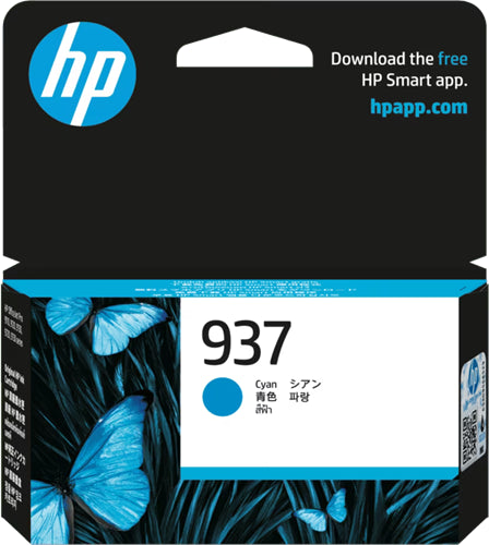 HPJ0507 - HP 937 Cyan Original Ink Cartridge