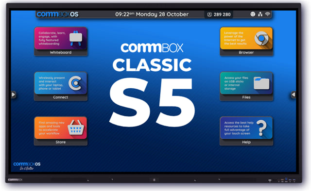 CommBox Interactive Classic S5 65" 4k Touchscreen CBC1367