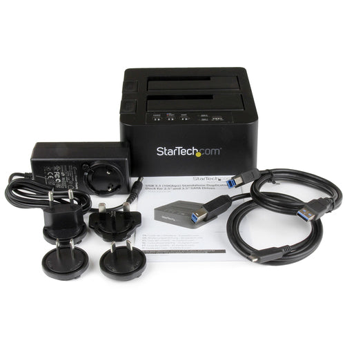StarTech.com SDOCK2U313R - USB 3.1 HDD Duplicator Dock SSD HDD