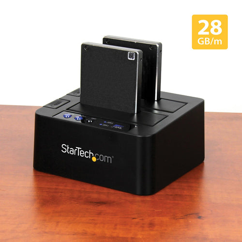 StarTech.com SDOCK2U313R - USB 3.1 HDD Duplicator Dock SSD HDD