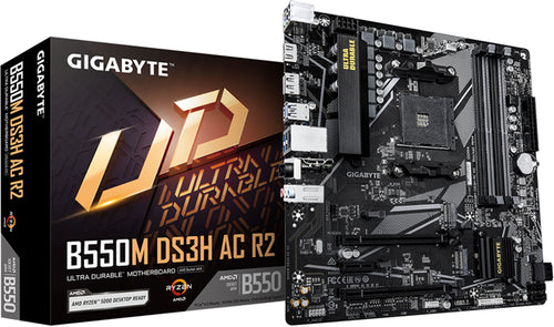 MGA160C - Gigabyte B550M DS3H AC R2  mATX AM4 DDR4 Motherboard