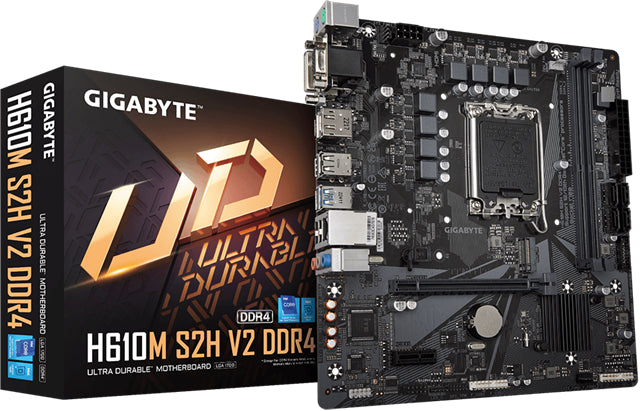 MGI5093 - Gigabyte H610M S2H V2 DDR4 mATX LGA1700 Motherboard