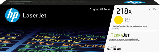 HP 218X High Yield Yellow Original LaserJet Toner Cartridge 