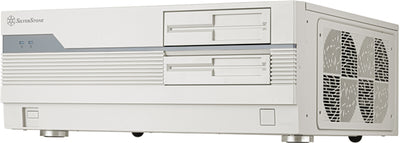 SST-FLP01W - SilverStone FLP01W Retro-inspired HTPC ATX Case - White