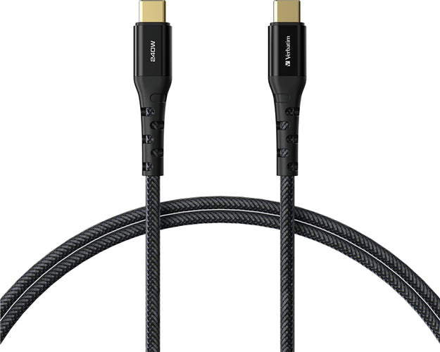 VCA1258 - Verbatim Cable 240W USB-C to USB-C 120CM