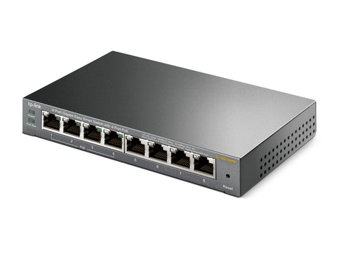 TL-SG108PE - TP-LINK SG108PE 8-Port Gigabit Easy Smart Switch with 4-Port PoE