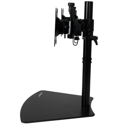 STARTECH.COM DUAL MONITOR STAND FOR UP TO 24" MONITORS - HORIZONTAL - BLACK 5 YR
