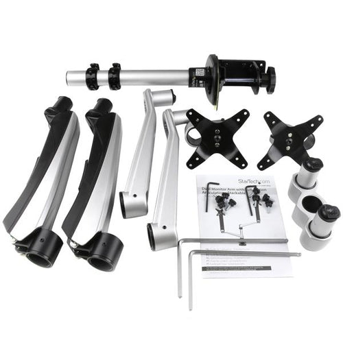 STARTECH.COM DESK MOUNT DUAL MONITOR ARM - ARTICULATING - UP TO 30" DISPLAY 10 YR