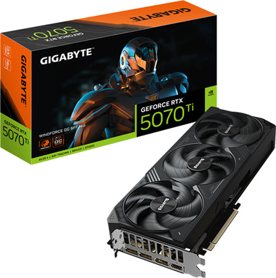 GVN5077 - Gigabyte GV-N5070TiWF3 OC-16GD RTX5070Ti 16GB PCIE Graphics Card