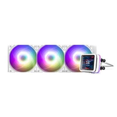 ALPHA2 DS 36 WHITE - Zalman Alpha2 DS 36 ARGB White Liquid Cooler - Triple 120mm Fan 5yr w