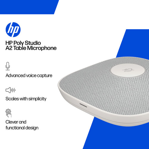 B22X4AA - HP Poly Studio A2 White Table Microphone