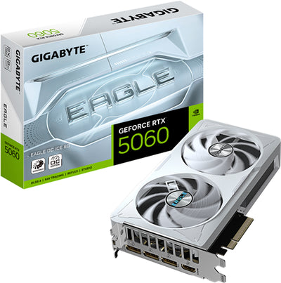 GVN5054 - Gigabyte GV-N5060EAGLEOC ICE-8GD RTX5060 8GD PCIE Graphics Card