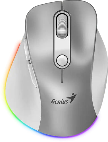 IM179S - Genius Ergo 9000S Pro Silent Ergo Mouse - Silver