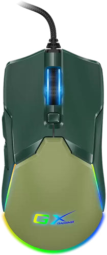 GIM110G - Genius Scorpion M700 Wired Gaming Mouse - Army Green