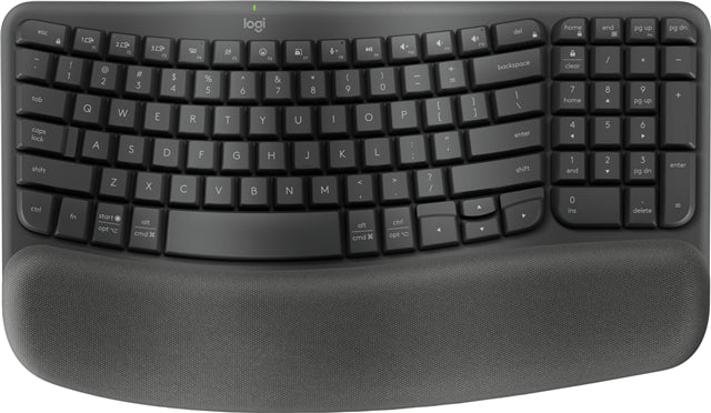 920-012338 - Logitech Wave Keys Wireless Ergonomic Keyboard Business