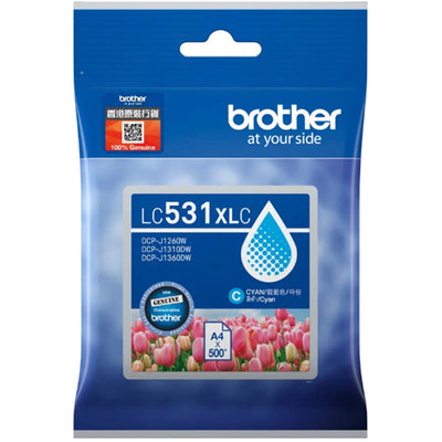 BCK54C - Brother LC531XLC Cyan Ink Cartridge