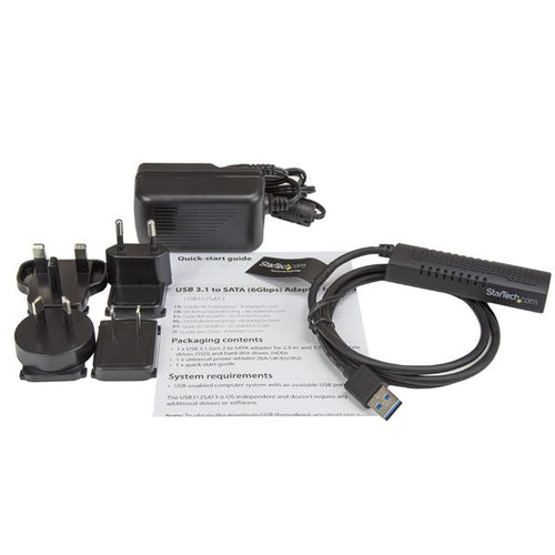 StarTech.com USB312SAT3 - USB 3.1 ADAPTER CABLE FOR 2.5IN 3.5IN SA