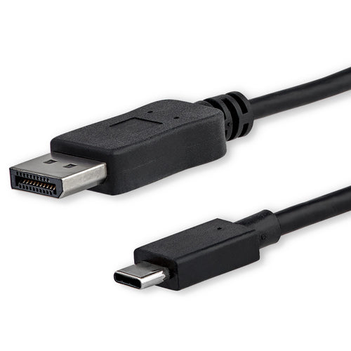StarTech.com CDP2DPMM6B - 6ft USB-C to DP Adapter Cable - 4K 60 Hz