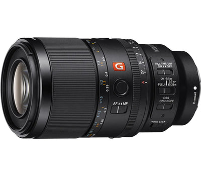 Sony Alpha SEL10028GM FE 100mm F2.8 Macro GM OSS E Mount Lens