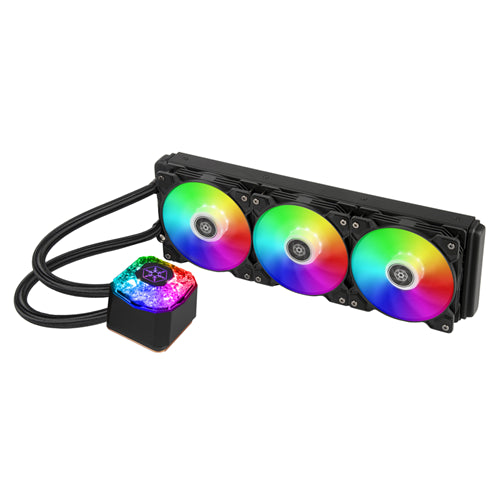 SilverStone IG360-ARGB Ice Gem Liquid Cooler - Triple Fan TR