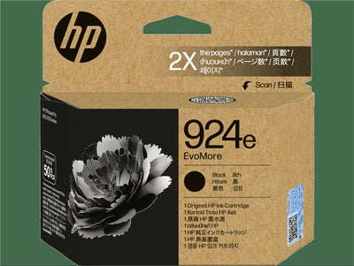 HNK1023 - HP 924e EvoMore Black Original Ink Cartridge