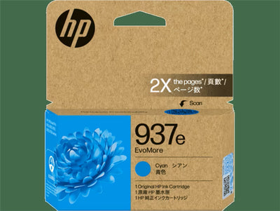 HNK1025 - HP 937e EvoMore Cyan Original Ink Cartridge