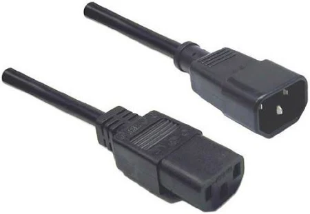 Digitus C-POWERC X - 10A/250V IEC (M) to IEC (F) 1.8m Power Cord - Bulk