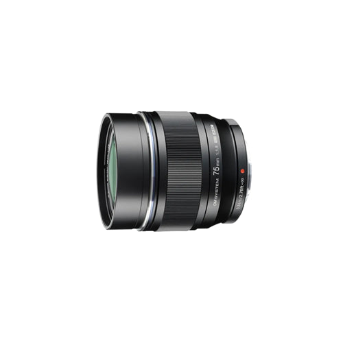 OLL2112 - OM SYSTEM 75mm f1.8 Metal Body Portrait Micro Four Thirds Lens Black