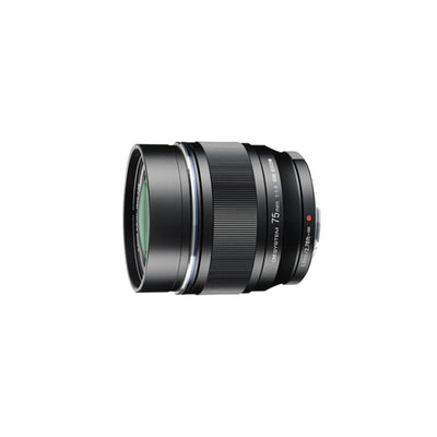 OM SYSTEM 75mm f1.8 Metal Body Portrait Micro Four Thirds Lens Black