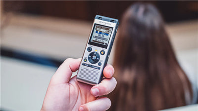 OM System WS-882 Digital Voice Recorder Silver