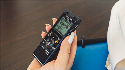 OLV8028 - OM System WS-883 Digital Voice Recorder Black