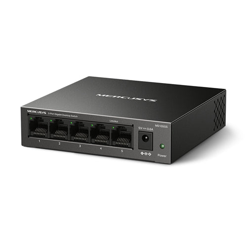 TP-Link Mercusys MS105GS 5 Port Gigabit Switch Steel Case TP