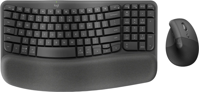 Logitech Wave Keys Wireless Ergonomic keyboard & LIFT Combo 