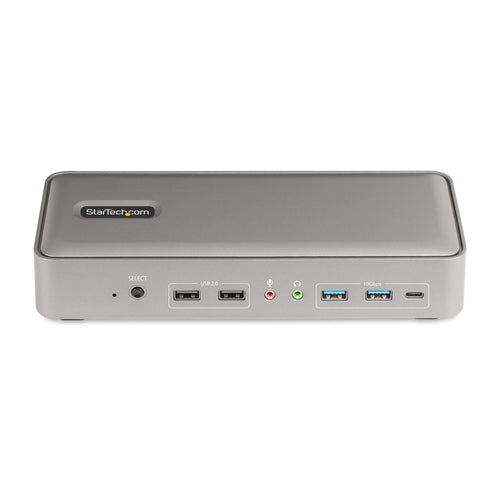 STARTECH.COM DUAL-LAPTOP USB-C KVM DOCKING STATION, DUAL 4K60HZ DP, GBE, PD 3 YR