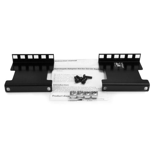StarTech.com RDA2U - RAIL DEPTH ADAPTER FOR RACKS - 4 IN - 2U