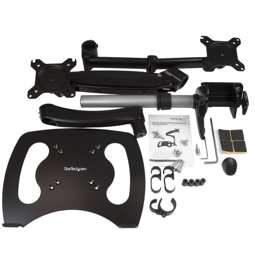 StarTech.com ARMUNONB - SINGLE-MONITOR ARM WITH LAPTOP STAND
