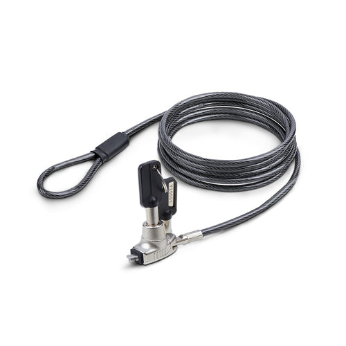 SNBLK-LAPTOP-LOCK - STARTECH.COM SLIM LOCK NOBLE WEDGE SLOT COMPATIBLE, 1.5M LOCKING CABLE, 2 YR