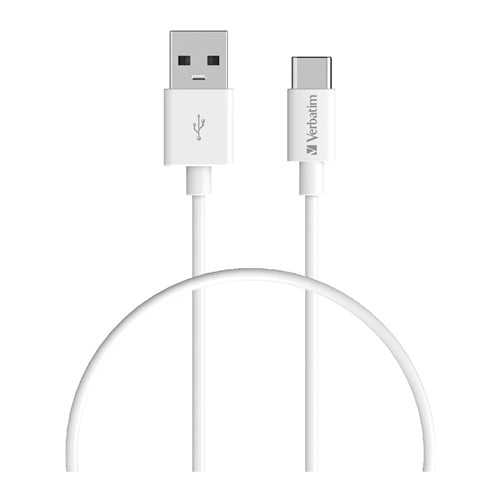 Verbatim Charge & Sync USB-C Cable 1m - White CA9902