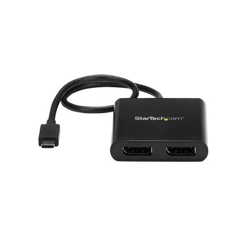 MSTCDP122DP - STARTECH.COM 2-PORT USB-C TO DISPLAYPORT MST HUB - DUAL 4K VIDEO SPLITTER, 3 YR