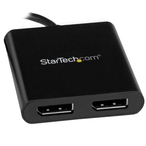 MSTCDP122DP - STARTECH.COM 2-PORT USB-C TO DISPLAYPORT MST HUB - DUAL 4K VIDEO SPLITTER, 3 YR