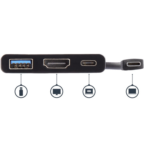 StarTech.com CDP2HDUACP - USB-C 4K HDMI Multifunction Adapter - P.