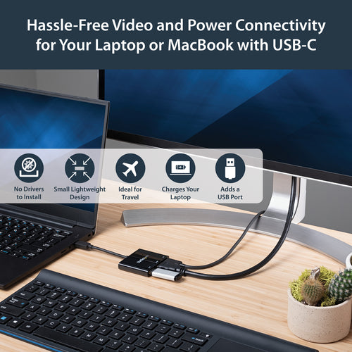 StarTech.com CDP2HDUACP - USB-C 4K HDMI Multifunction Adapter - P.