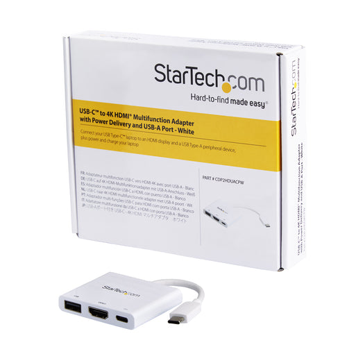 StarTech.com CDP2HDUACPW - USB-C 4K HDMI MULTIFUNCTION ADAPTER - PD
