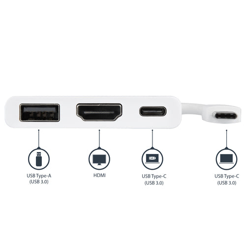 StarTech.com CDP2HDUACPW - USB-C 4K HDMI MULTIFUNCTION ADAPTER - PD