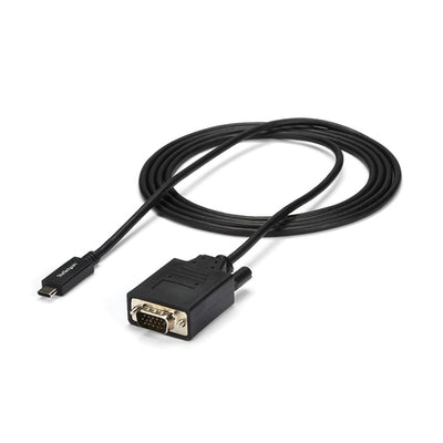 StarTech.com CDP2VGAMM2MB - 2M (6 FT.) USB-C TO VGA ADAPTER CABLE