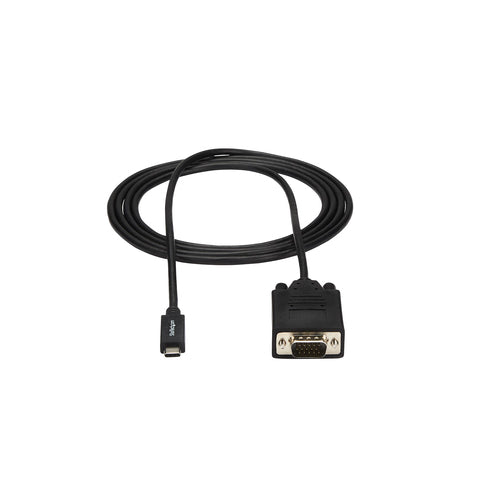 StarTech.com CDP2VGAMM2MB - 2M (6 FT.) USB-C TO VGA ADAPTER CABLE