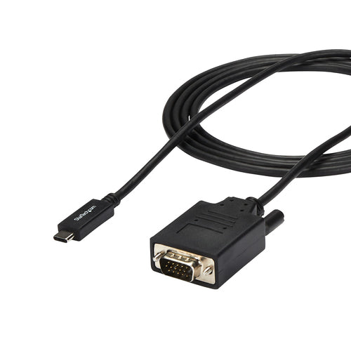 StarTech.com CDP2VGAMM2MB - 2M (6 FT.) USB-C TO VGA ADAPTER CABLE