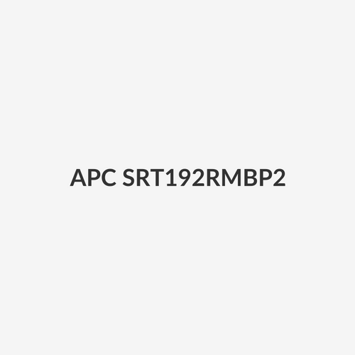 APC SRT192RMBP2 - Smart-UPS 192V 8kVA & 10kVA Rack Mount Battery Pack SRT Series