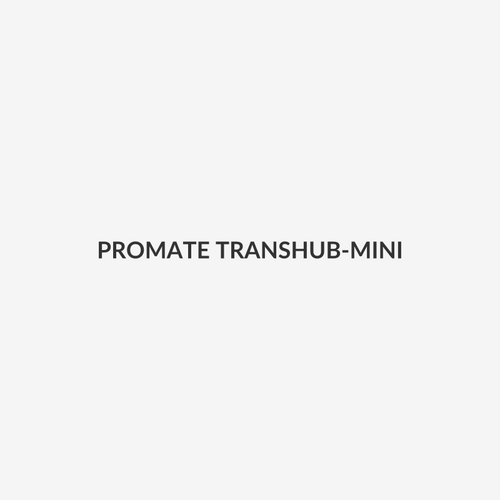 PROMATE TRANSHUB-MINI - 8-in-1 USB Multi-Port Hub USB-C Connector. Includes 100W PD 4K HDMI Port RJ45 Port